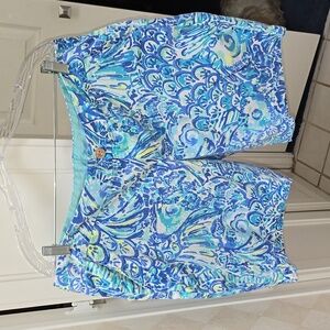 Lilly Pulitzer Chipper Short - Blue Crush After Party